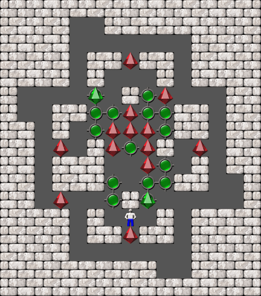 Сокобан More Bugs collections уровень 556